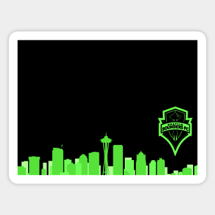 Sounders Skyline Magnet